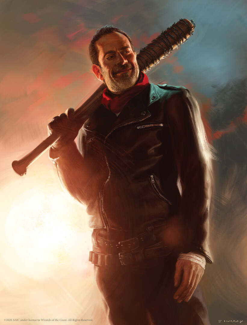 Negan, the Cold-Blooded - Secret Lair MtG Art