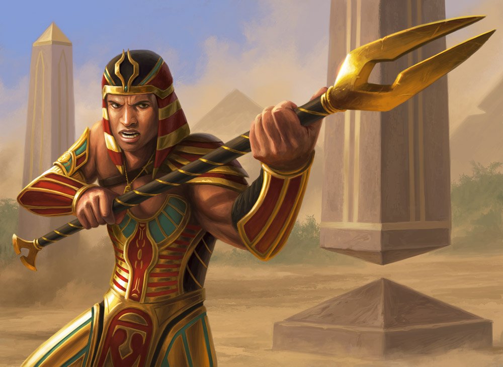 Rhet-Crop Spearmaster - Amonkhet MtG Art