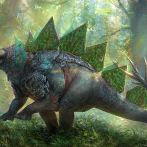 Runic Armasaur - Core Set 2019 MtG Art