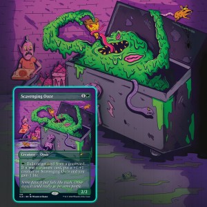 Scavenging Ooze - Secret Lair MtG Art