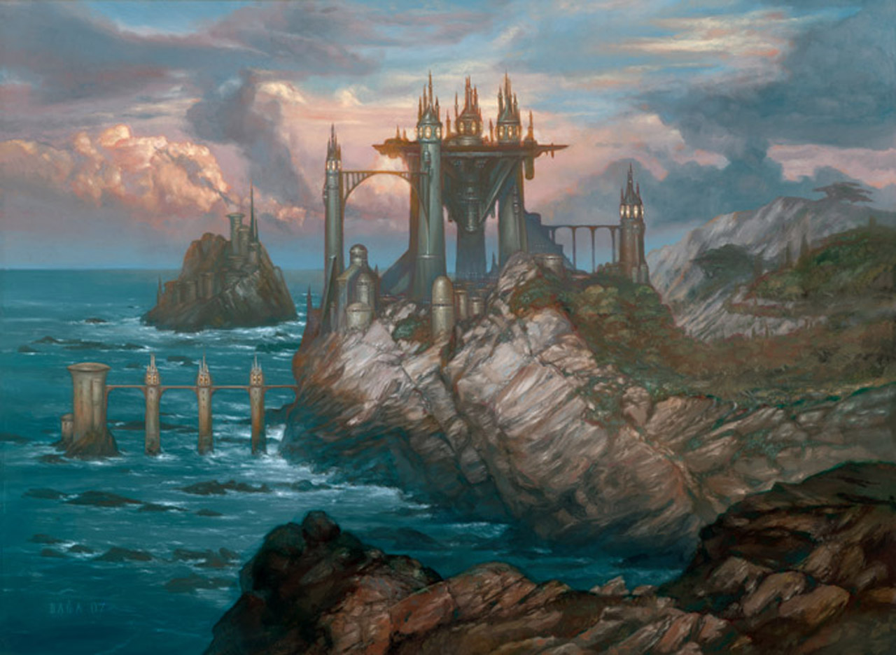 Seaside Citadel - Shards of Alara MtG Art