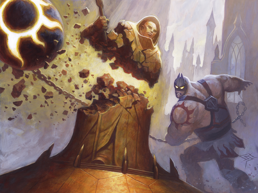 Shattering Blow - Gatecrash MtG Art