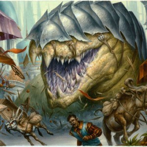 Siege Wurm - Guilds of Ravnica MtG Art