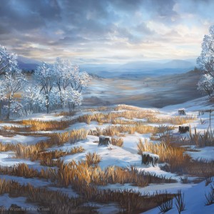 Snow-Covered Plains - Secret Lair MtG Art