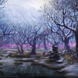 Snow-Covered Swamp - Secret Lair MtG Art