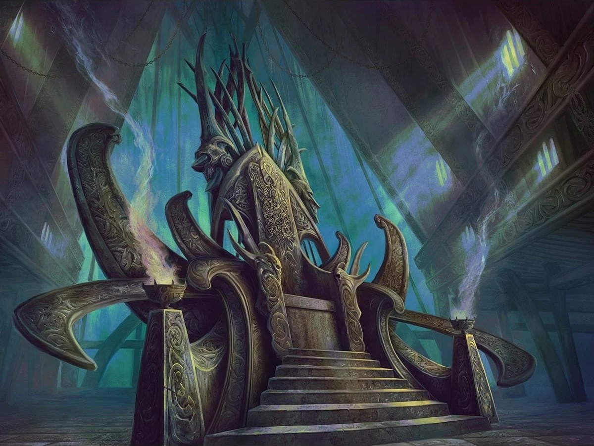 Throne of Death - Kaldheim MtG Art