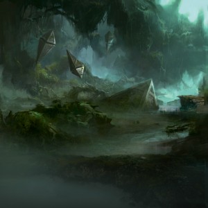 Twilight Mire (Expeditions) - Battle for Zendikar MtG Art