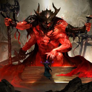 Awaken the Blood Avatar - Strixhaven MtG Art