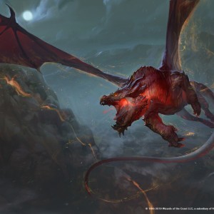 Backdraft Hellkite - Commander 2019 MtG Art