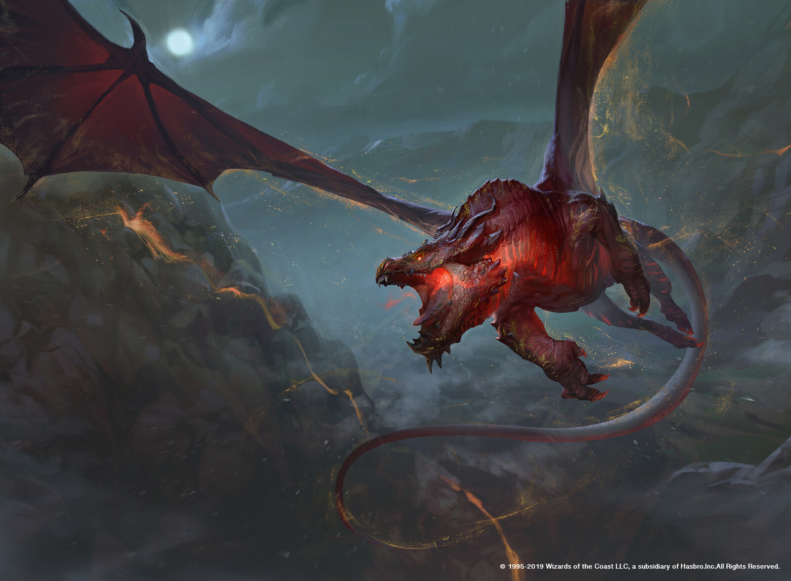 Backdraft Hellkite - Commander 2019 MtG Art