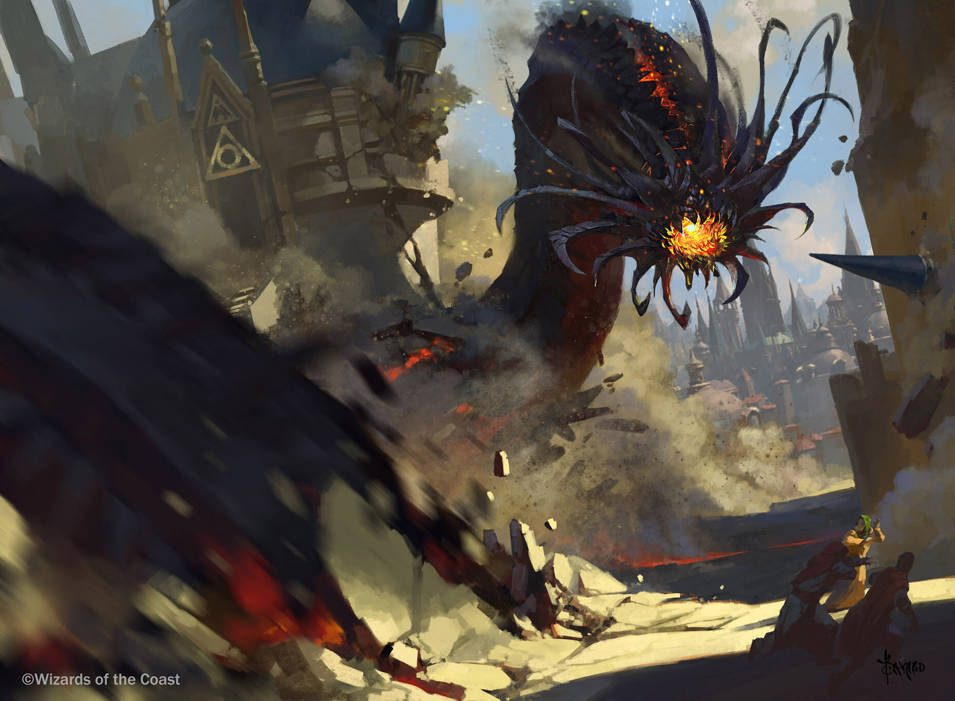 Devouring Hellion - War of the Spark Art