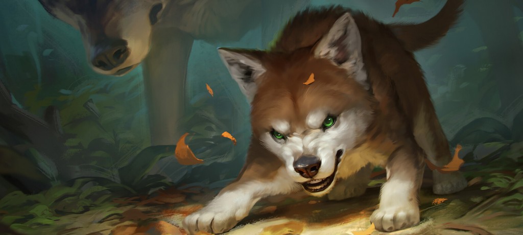 Ferocious Pup Mtg Art From Core Set 2020 Set By Rudy Siswanto Art Of