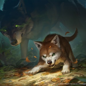 Ferocious Pup - Core Set 2020 MtG Art