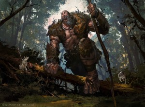 Howling Giant MtG Art from Core Set 2020 Set by Grzegorz Rutkowski ...