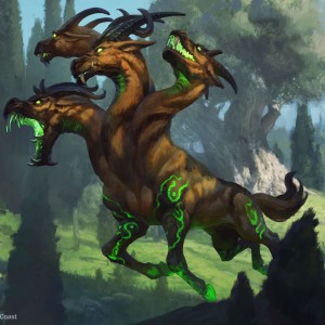 Hydra's Growth - MtG Art