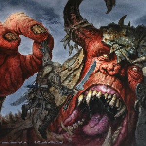 Ravenous Giant - Modern Horizons MtG Art