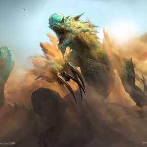 Shefet Monitor - Amonkhet MtG Art