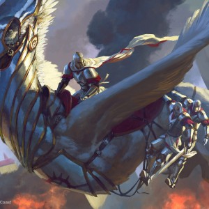 Skyknight Vanguard - Core Set 2020 MtG Art