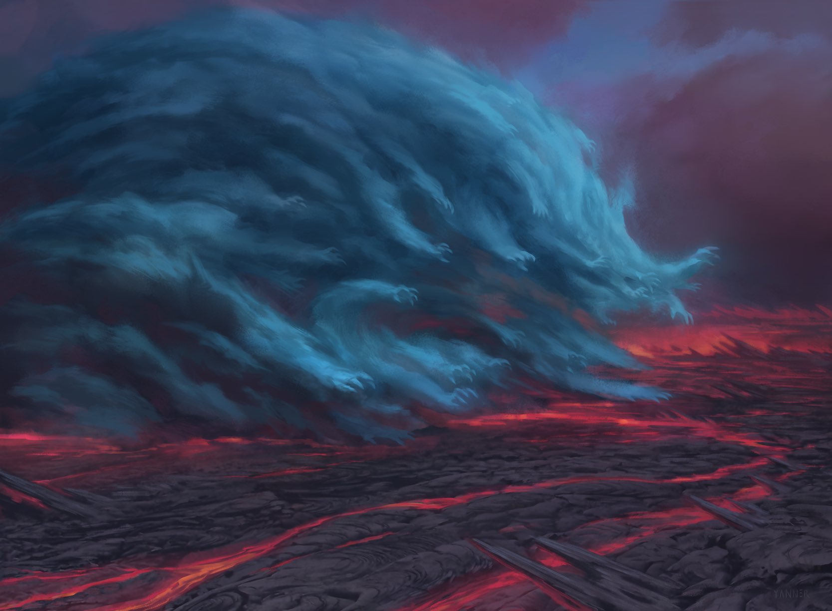 Spectral Deluge - Kaldheim MtG Art