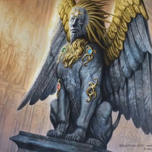 Sphinx of the Guildpact - Ravnica Allegiance MtG Art