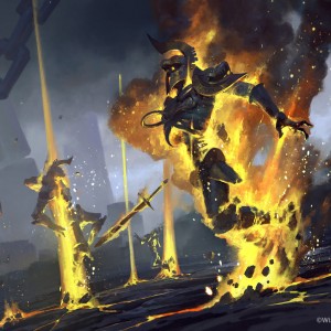 Underworld Fires - Theros Beyond Death MtG Art