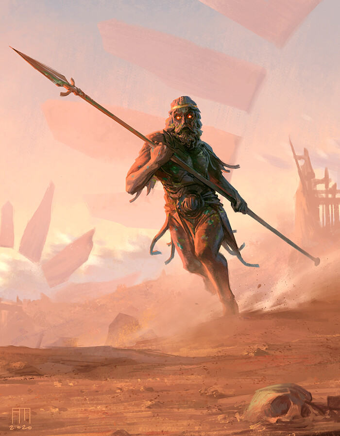 Golem Token 02 - Strixhaven MtG Art