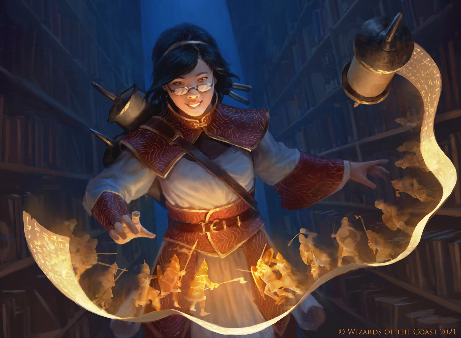 Lorehold Apprentice - Strixhaven MtG Art