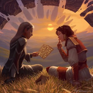 Secret Rendezvous - Strixhaven MtG Art