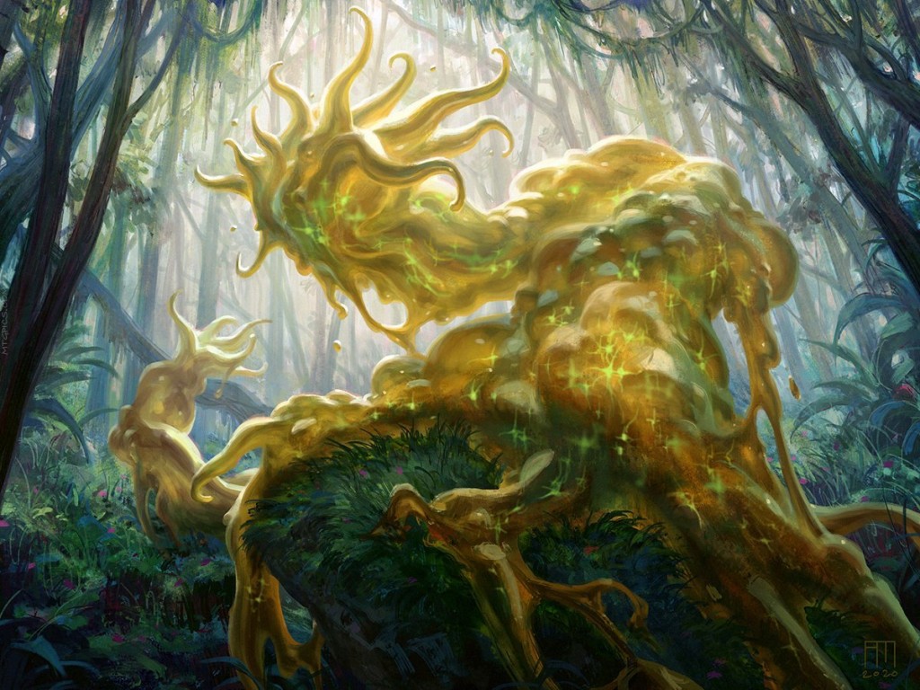 Aeve Progenitor Ooze Mtg Art From Modern Horizons 2 Set By Andrew Mar