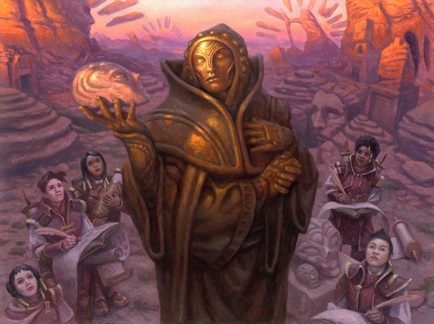 Alibou, Ancient Witness - Commander 2021 MtG Art