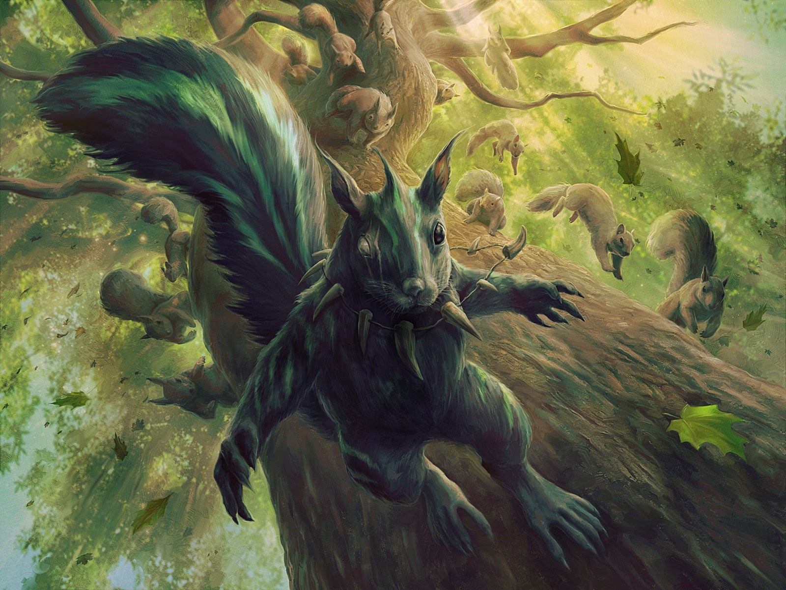 Chatterfang, Squirrel General - Modern Horizons 2 MtG Art