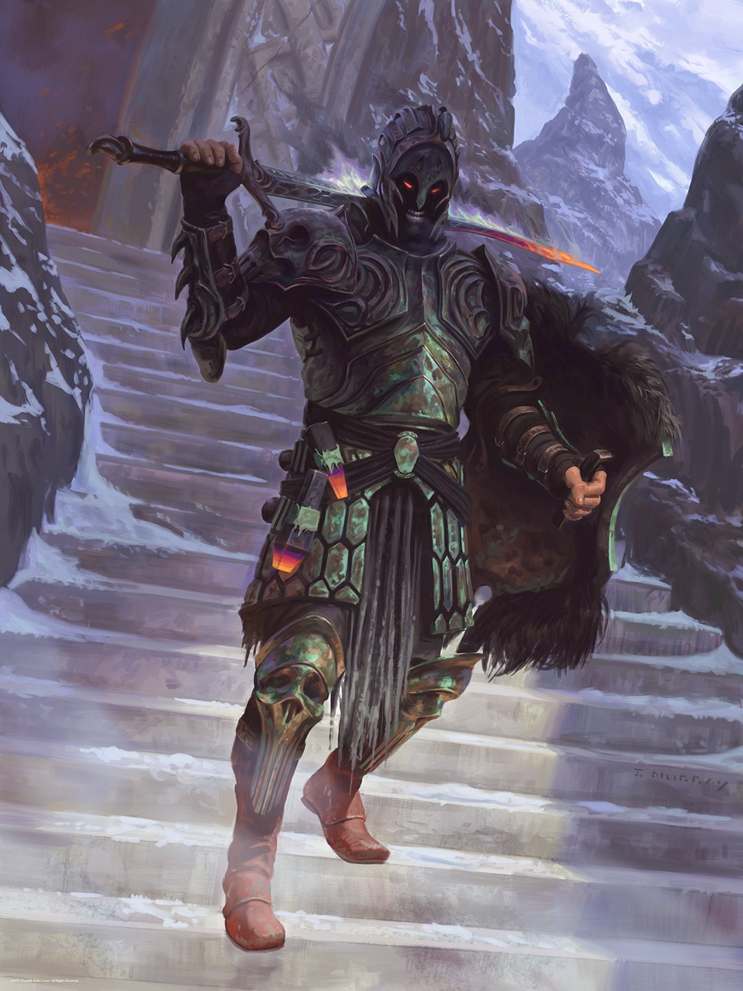 Dakkon, Shadow Slayer (Variant) - Modern Horizons 2 MtG Art