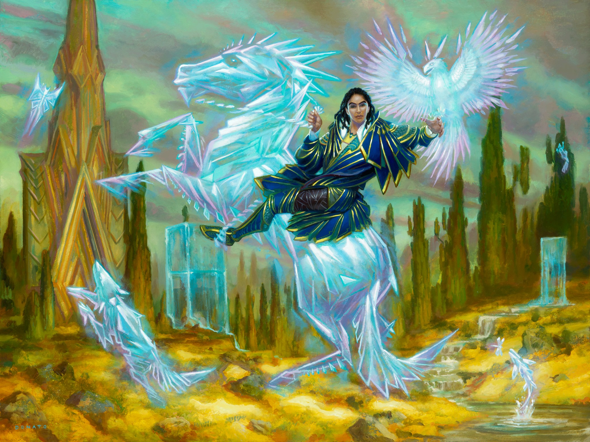 Deekah, Fractal Theorist - Commander 2021 MtG Art