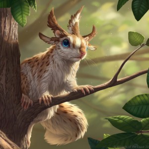 Squirrel Sovereign - Modern Horizons 2 MtG Art