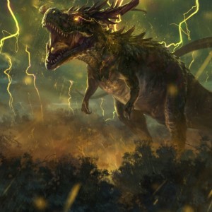 Thrasta, Tempest's Roar (Variant) - Modern Horizons 2 MtG Art