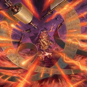 Twinscroll Shaman - Strixhaven MtG Art