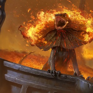 Blazing Rootwalla - Modern Horizons 2 MtG Art