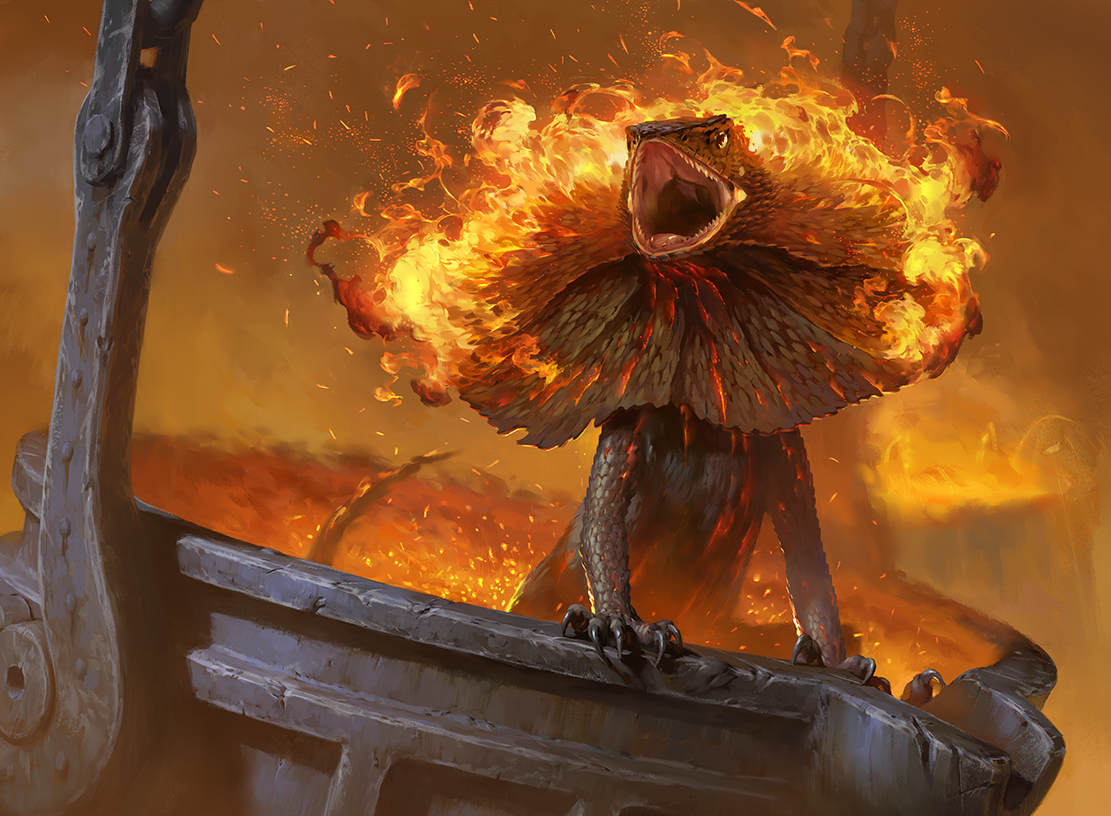 Blazing Rootwalla - Modern Horizons 2 MtG Art