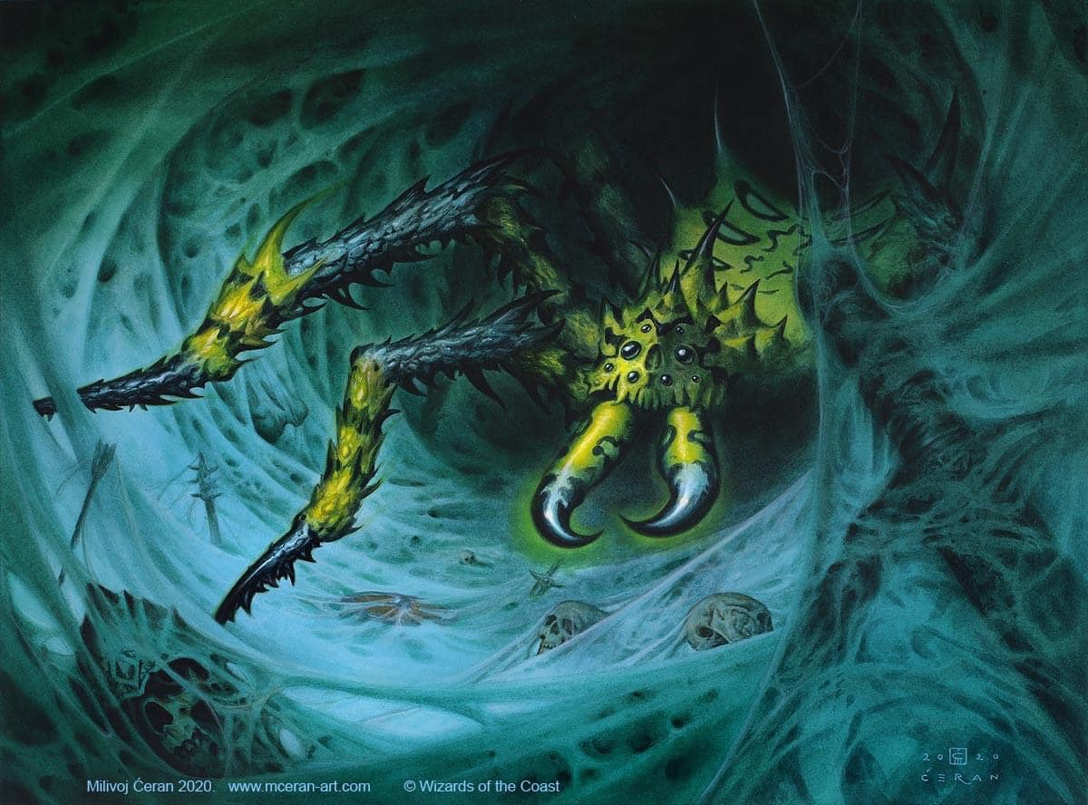 Funnel-Web Recluse - Modern Horizons 2 MtG Art