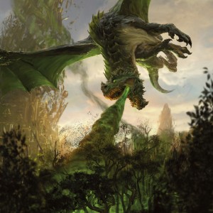 Green Dragon - Adventures in the Forgotten Realms MtG Art