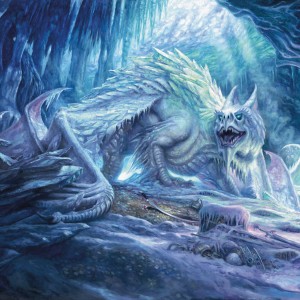 Icingdeath, Frost Tyrant - Adventures in the Forgotten Realms MtG Art