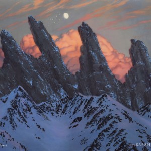 Mountain 3 - Adventures in the Forgotten Realms MtG Art