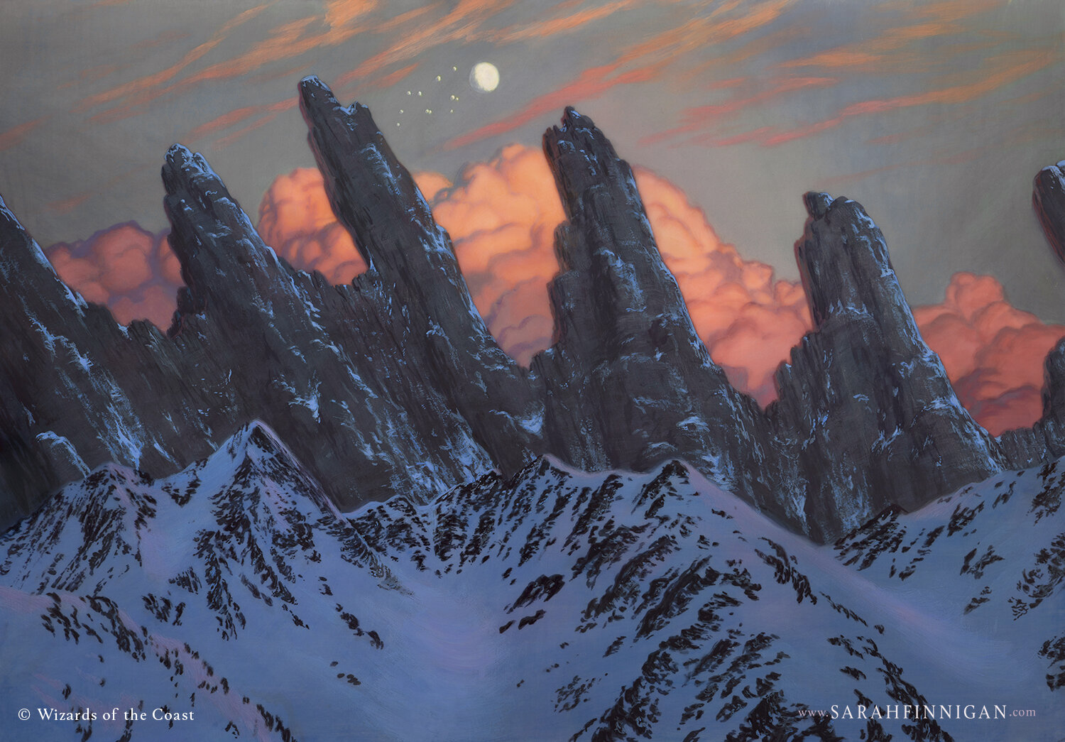 Mountain 3 - Adventures in the Forgotten Realms MtG Art