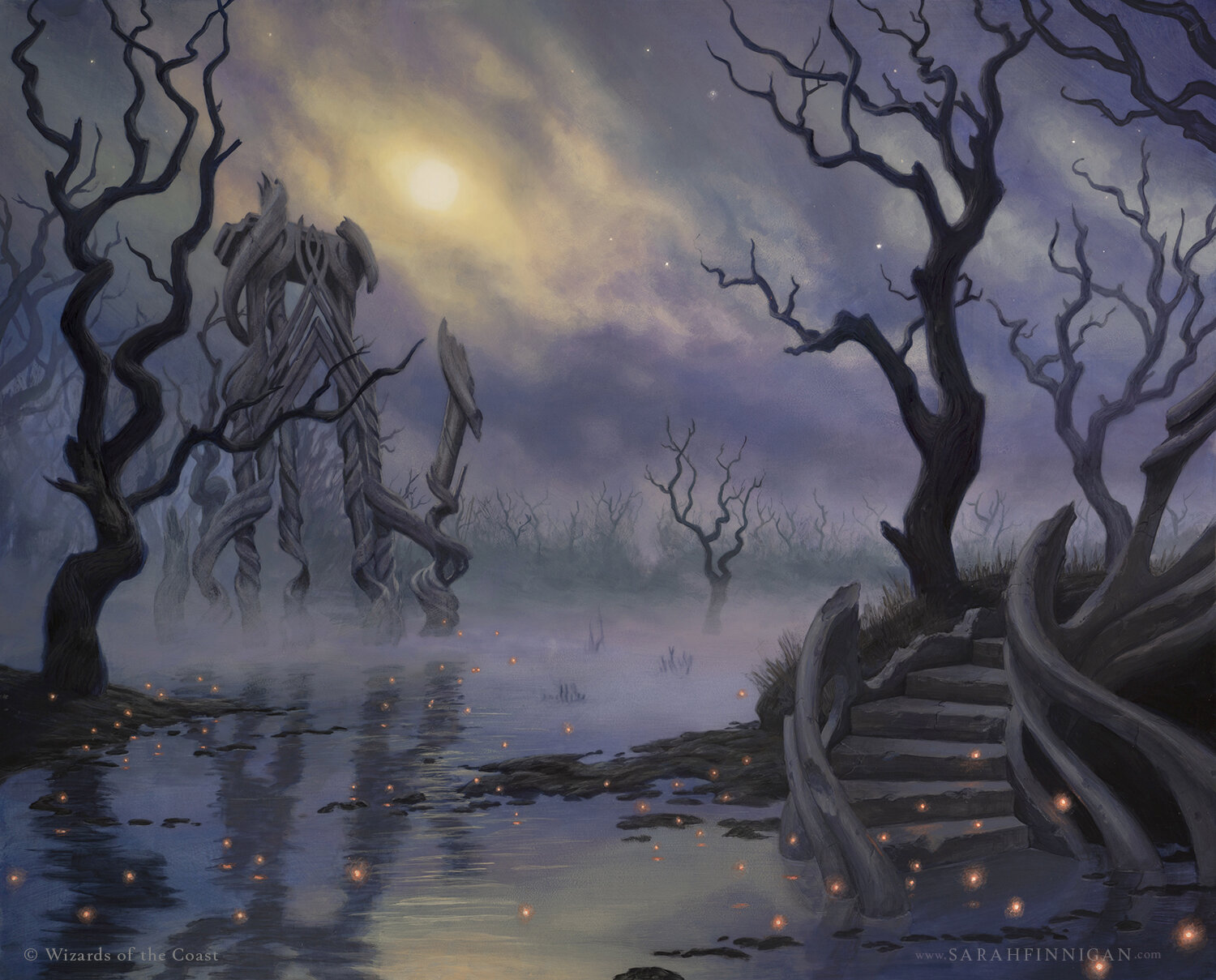 Magic The Gathering Swamp Art