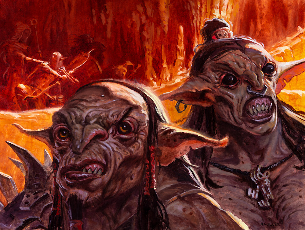 You See a Pair of Goblins - Adventures in the Forgotten Realms MtG Art