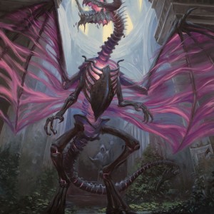 Ebondeath, Dracolich (Variant) - Adventures in the Forgotten Realms MtG Art