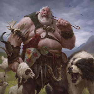 Hill Giant Herdgorger - Adventures in the Forgotten Realms MtG Art