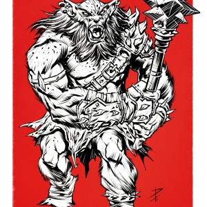 Hulking Bugbear (Variant) - Adventures in the Forgotten Realms MtG Art