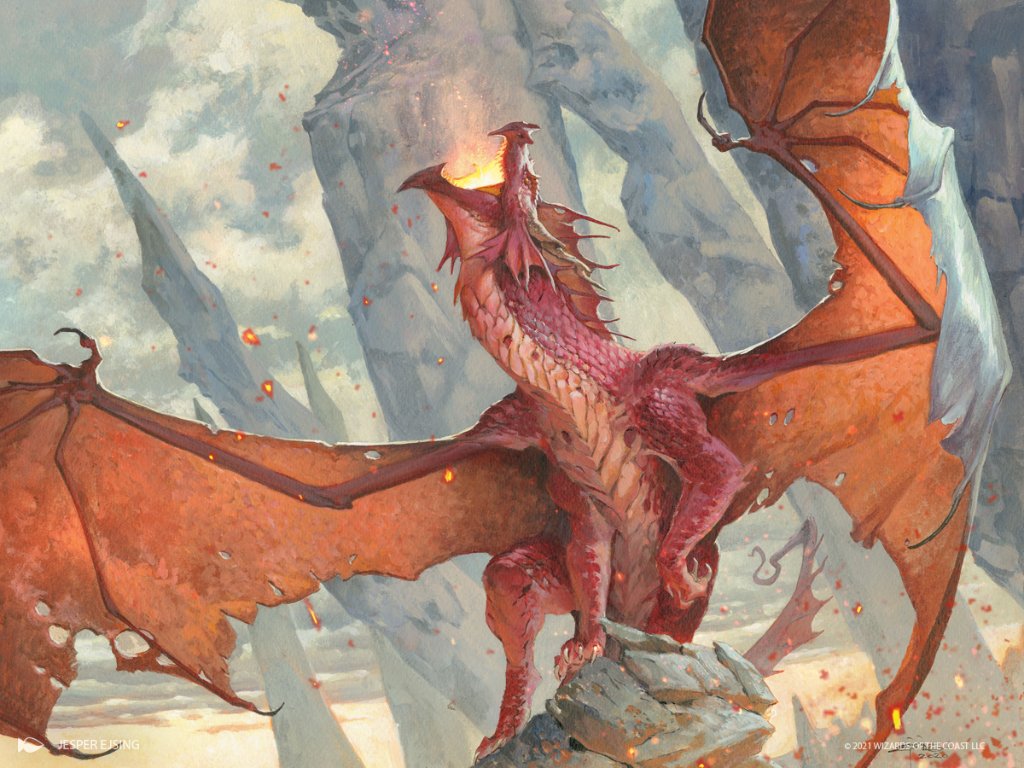 Inferno of the Star Mounts - Adventures in the Forgotten Realms MtG Art