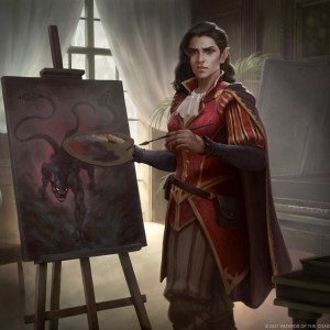 Kalain, Reclusive Painter - Adventures in the Forgotten Realms MtG Art